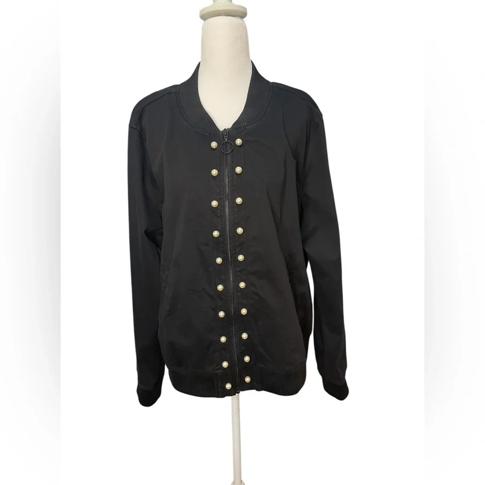 Lane Bryant Zippered Bomber Jacket-Size 18/20